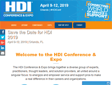 Tablet Screenshot of hdiconference.com